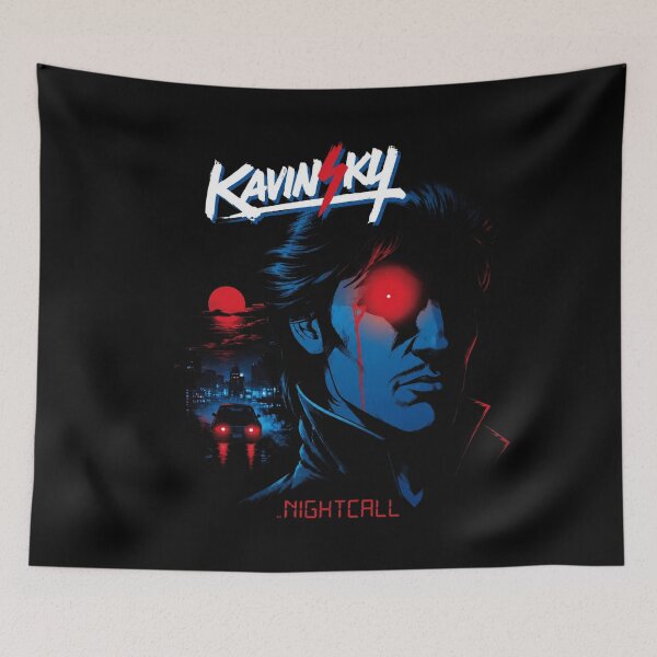 Item preview, Nightcall Neon Retro Graphic designed and sold by Janiah216.
