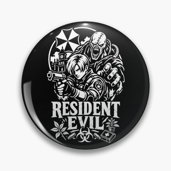 Item preview, Resident Evil Black & White Sticker Design designed and sold by Rosteri.
