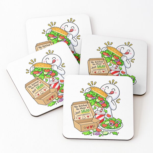 Item preview, No Ketchup No Mayo Just Salad – Funny Diet & Healthy Eating Humor designed and sold by Williams Anderson.