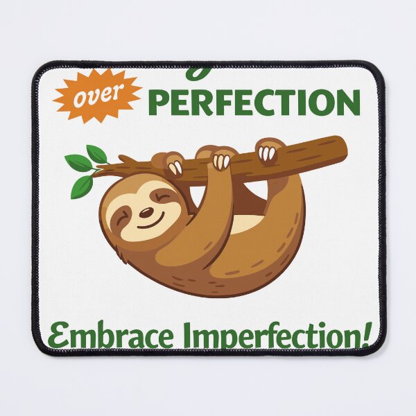 Item preview, Progress Over Perfection Sloth Poster designed and sold by Matinez Pink.