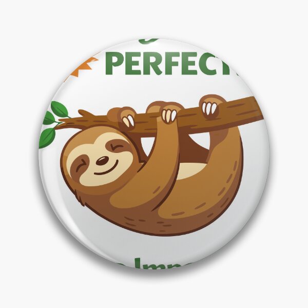 Item preview, Progress Over Perfection Sloth Poster designed and sold by Matinez Pink.