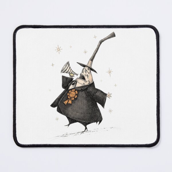 Item preview, Vintage Halloween Mayor Witch Megaphone Spooky Character Illustration designed and sold by SarahSanc43018.