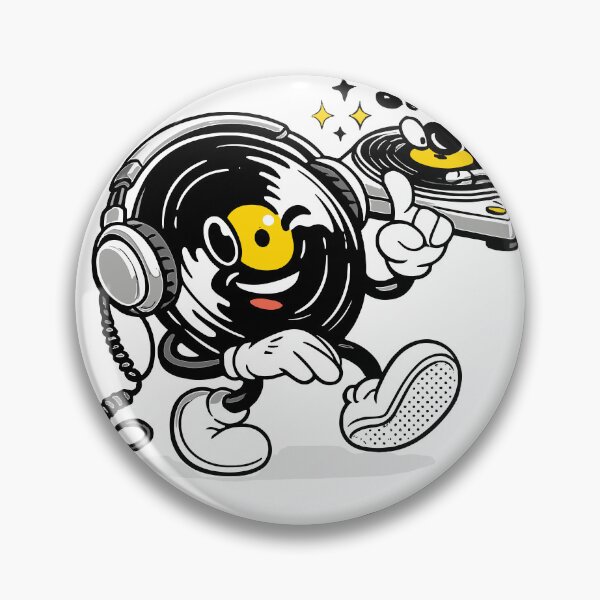 Item preview, Vinyl Record DJ Mascot Poster designed and sold by Matinez Pink.
