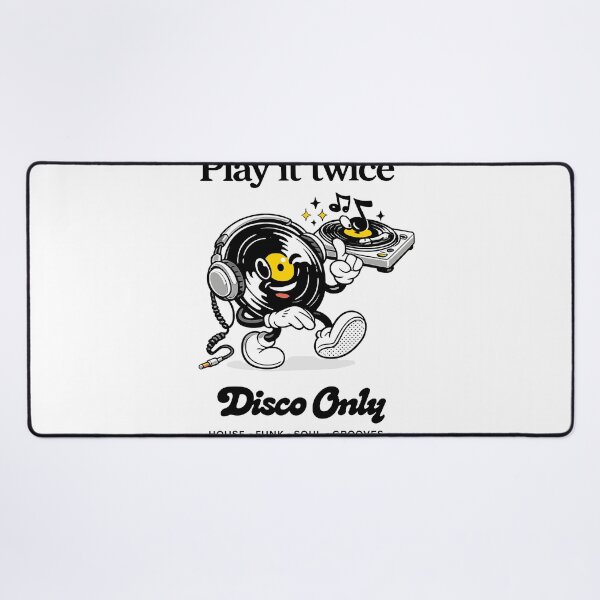 Item preview, Vinyl Record DJ Mascot Poster designed and sold by Matinez Pink.