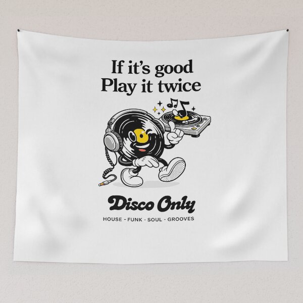 Item preview, Vinyl Record DJ Mascot Poster designed and sold by Matinez Pink.