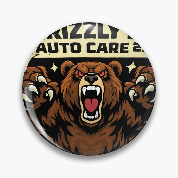 Item preview, Grizzly's Auto Care Poster designed and sold by Matinez Pink.