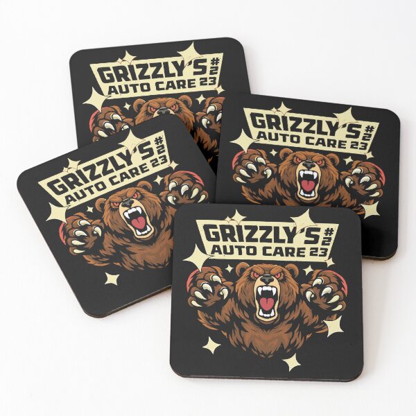 Item preview, Grizzly's Auto Care Poster designed and sold by Matinez Pink.