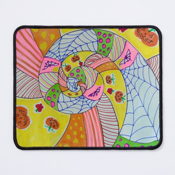 Item preview, Happy Halloween a Spiral Mandala designed and sold by ArtwithaFriend.