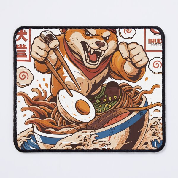 Item preview, Inudo Shiba Inu Ramen Poster designed and sold by Matinez Pink.