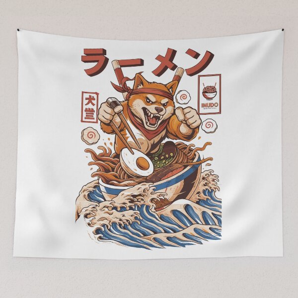 Item preview, Inudo Shiba Inu Ramen Poster designed and sold by Matinez Pink.