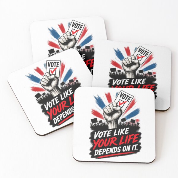 Item preview, Vote Like Your Life Depends On It designed and sold by WordyDreams.