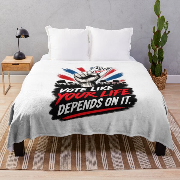 Item preview, Vote Like Your Life Depends On It designed and sold by WordyDreams.