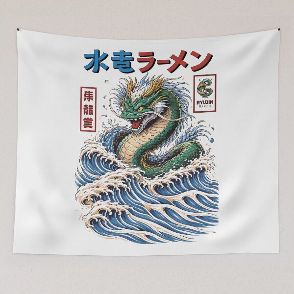 Item preview, Ryujin Dragon Ramen Poster designed and sold by Matinez Pink.