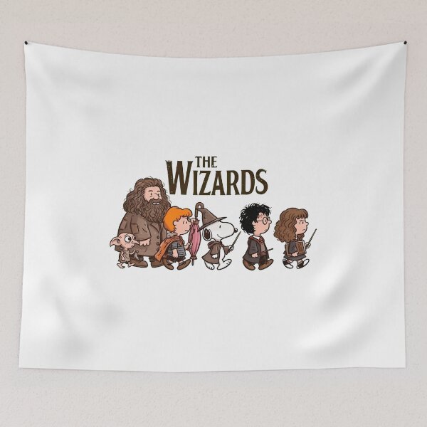 Item preview, Magical Wizard Friends Fantasy Adventure Illustration designed and sold by BenjaminK87727.