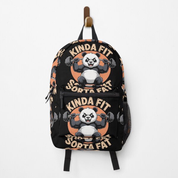 Item preview, Kinda Fit Sorta Fat Panda Weightlifting Gym Workout designed and sold by Zizo-DR44.