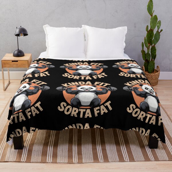 Item preview, Kinda Fit Sorta Fat Panda Weightlifting Gym Workout designed and sold by Zizo-DR44.