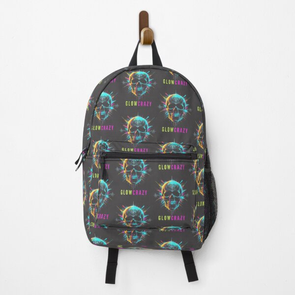 Item preview, Neon Crazy Colorful Skull Art – Glow‑In‑The‑Dark Skull Design For T‑Shirts & Stickers | ⭐⭐⭐⭐⭐ designed and sold by Smart-designer.
