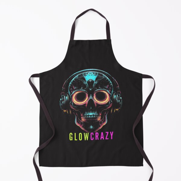 Item preview, Neon Crazy Colorful Skull – Glow‑In‑The‑Dark Skull Art For T‑Shirts, Stickers & Phone Cases | Limited Edition designed and sold by Beautyinme.