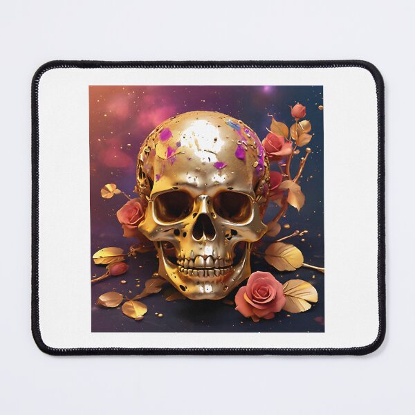 Item preview, Golden Skull Art – Dark Glamorous Design For T‑Shirts, Phone Cases & More | Limited Edition designed and sold by Smart-designer.