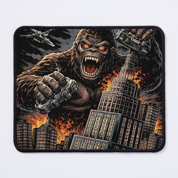 Item preview, Gorilla King Kong City Rampage Poster designed and sold by Matinez Pink.