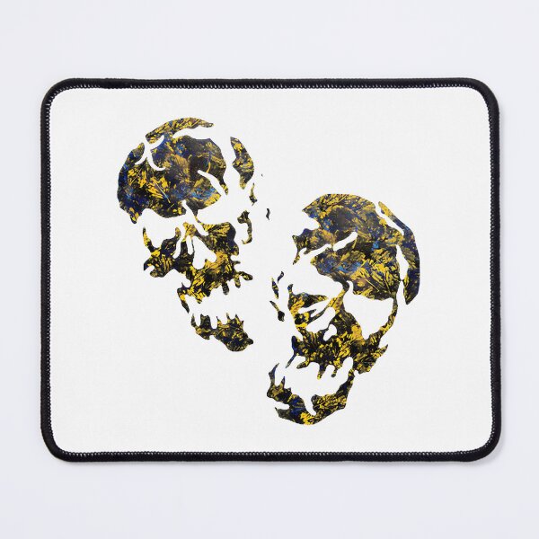 Item preview, Golden Leaves In Darkest Skies Abstract Skulls | Limited Edition designed and sold by ravrules24.
