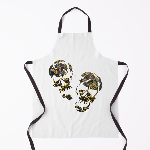 Item preview, Golden Leaves In Darkest Skies Abstract Skulls | Limited Edition designed and sold by ravrules24.