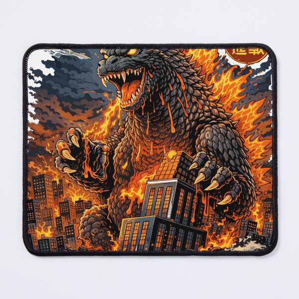 Item preview, Volcanic Kaiju Lava Godzilla Poster designed and sold by Matinez Pink.