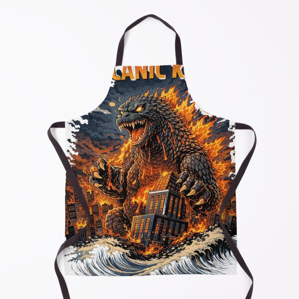 Item preview, Volcanic Kaiju Lava Godzilla Poster designed and sold by Matinez Pink.