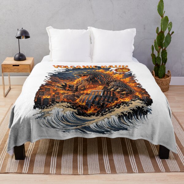 Item preview, Volcanic Kaiju Lava Godzilla Poster designed and sold by Matinez Pink.