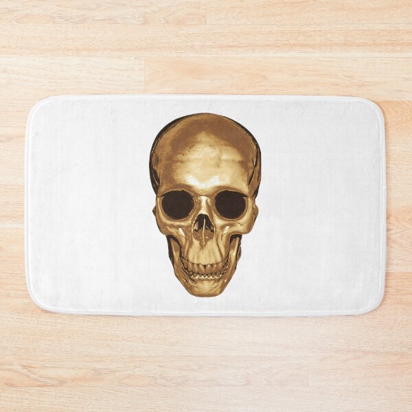 Item preview, Golden Skull Art Design - Gothic Skull Print | Limited Edition designed and sold by Beautyinme.