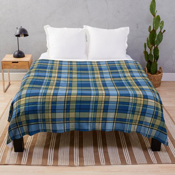 Item preview, Blue Green Yellow Plaid Pattern designed and sold by Kathy Kuczek.