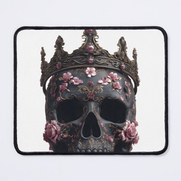 Item preview, Gothic Skull With Crown And Roses Dark Fantasy Art | Limited Edition designed and sold by Smart-designer.