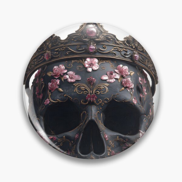 Item preview, Gothic Skull With Crown And Roses Dark Fantasy Art | Limited Edition designed and sold by Smart-designer.