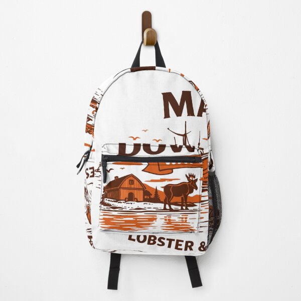 Item preview, Maine Down East Lobster & Lighthouses Poster designed and sold by Matinez Pink.