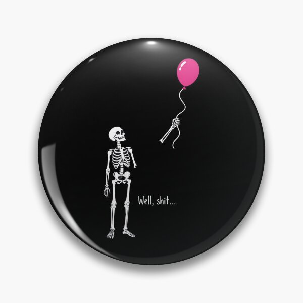 Item preview, Skeleton Lost Balloon designed and sold by chizuneart.
