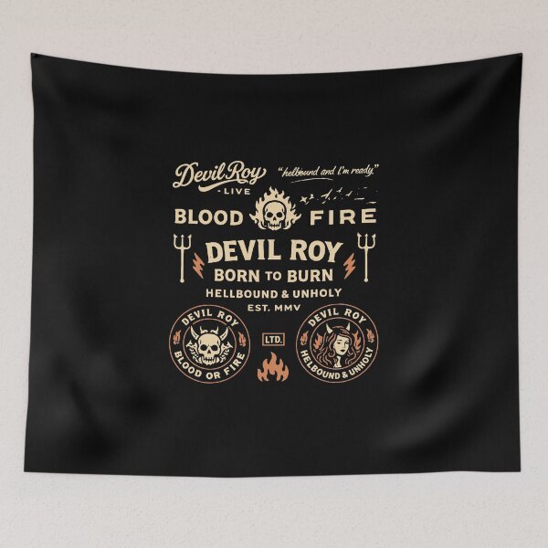 Item preview, Devil Roy Hellbound & Unholy Poster designed and sold by Matinez Pink.