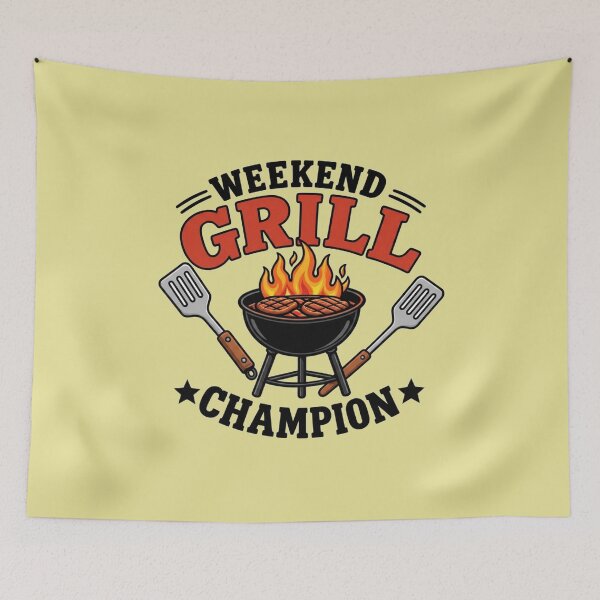 Item preview, Weekend Grill Champion | Funny BBQ Dad Gift designed and sold by LuloCreative.
