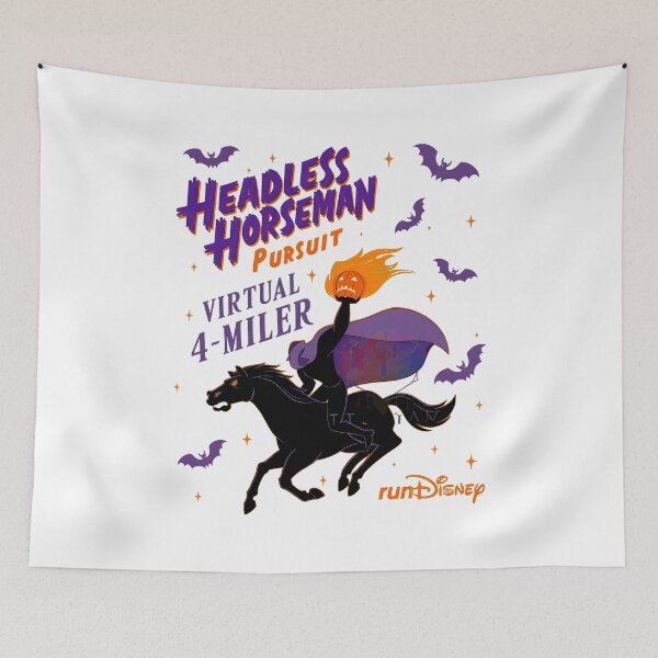 Item preview, Headless Horseman Halloween Night Run Spooky Racing Artwork designed and sold by DawnPrice47203.