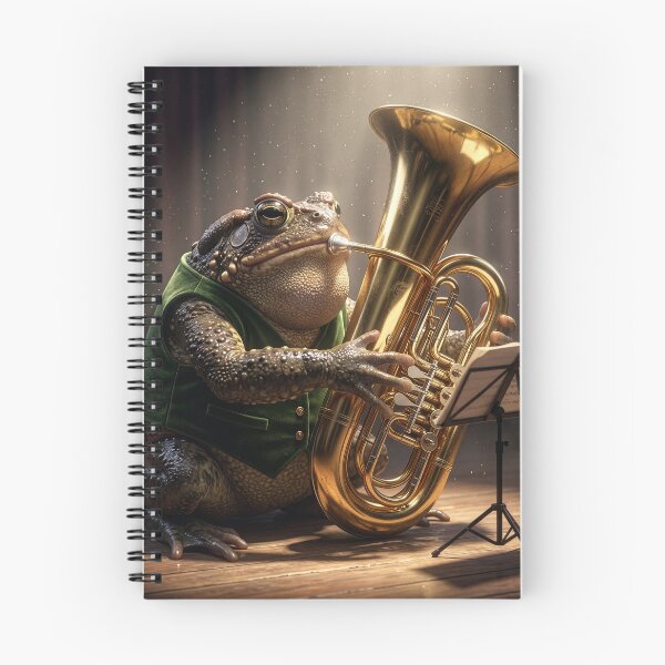 Item preview, Cheeky Frog Plays the Tuba  designed and sold by Tridentulus.