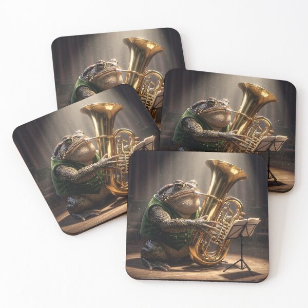 Item preview, Cheeky Frog Plays the Tuba  designed and sold by Tridentulus.