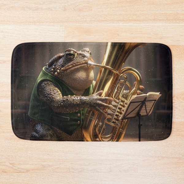 Item preview, Cheeky Frog Plays the Tuba  designed and sold by Tridentulus.