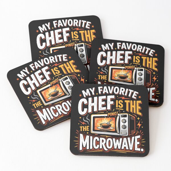 Item preview, My Favorite Chef Is The Microwave Kitchen Humor designed and sold by DuckOddity.