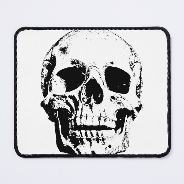 Item preview, Front View Human Skull Illustration – Dark Gothic Art For T‑Shirts, Posters & More | Limited Edition designed and sold by Beautyinme.