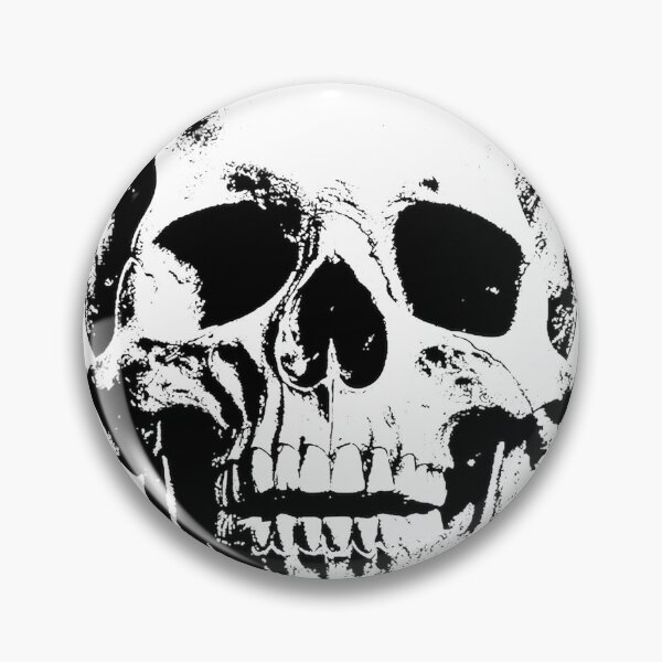 Item preview, Front View Human Skull Illustration – Dark Gothic Art For T‑Shirts, Posters & More | Limited Edition designed and sold by Beautyinme.