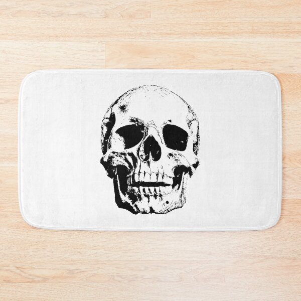 Item preview, Front View Human Skull Illustration – Dark Gothic Art For T‑Shirts, Posters & More | Limited Edition designed and sold by Beautyinme.