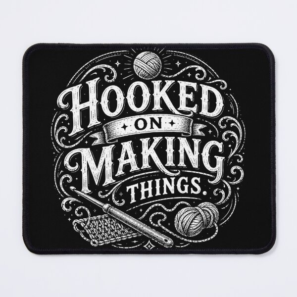 Item preview, Crochet Love - Hooked on Making Things designed and sold by DigiDropTees.