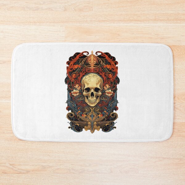 Item preview, Nouveau Skull Floral Art - Vintage Art Nouveau Skull Design | Limited Edition designed and sold by ravrules24.