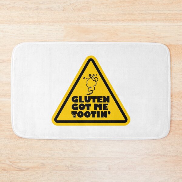 Item preview, Gluten Got Me Tootin Funny Gluten Free Warning Sign designed and sold by artworkathome.