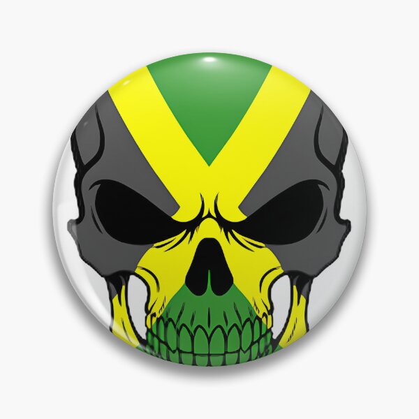 Item preview, Jamaica Skull Flag - Reggae Vibes Design | Limited Edition designed and sold by Smart-designer.