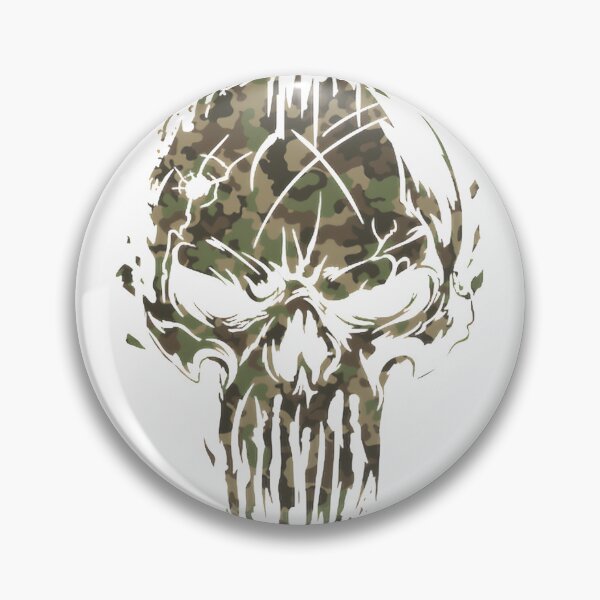 Item preview, Jungle Camo Custom Punisher Skull – Bold Streetwear Art – Redbubble | ⭐⭐⭐⭐⭐ designed and sold by Beautyinme.